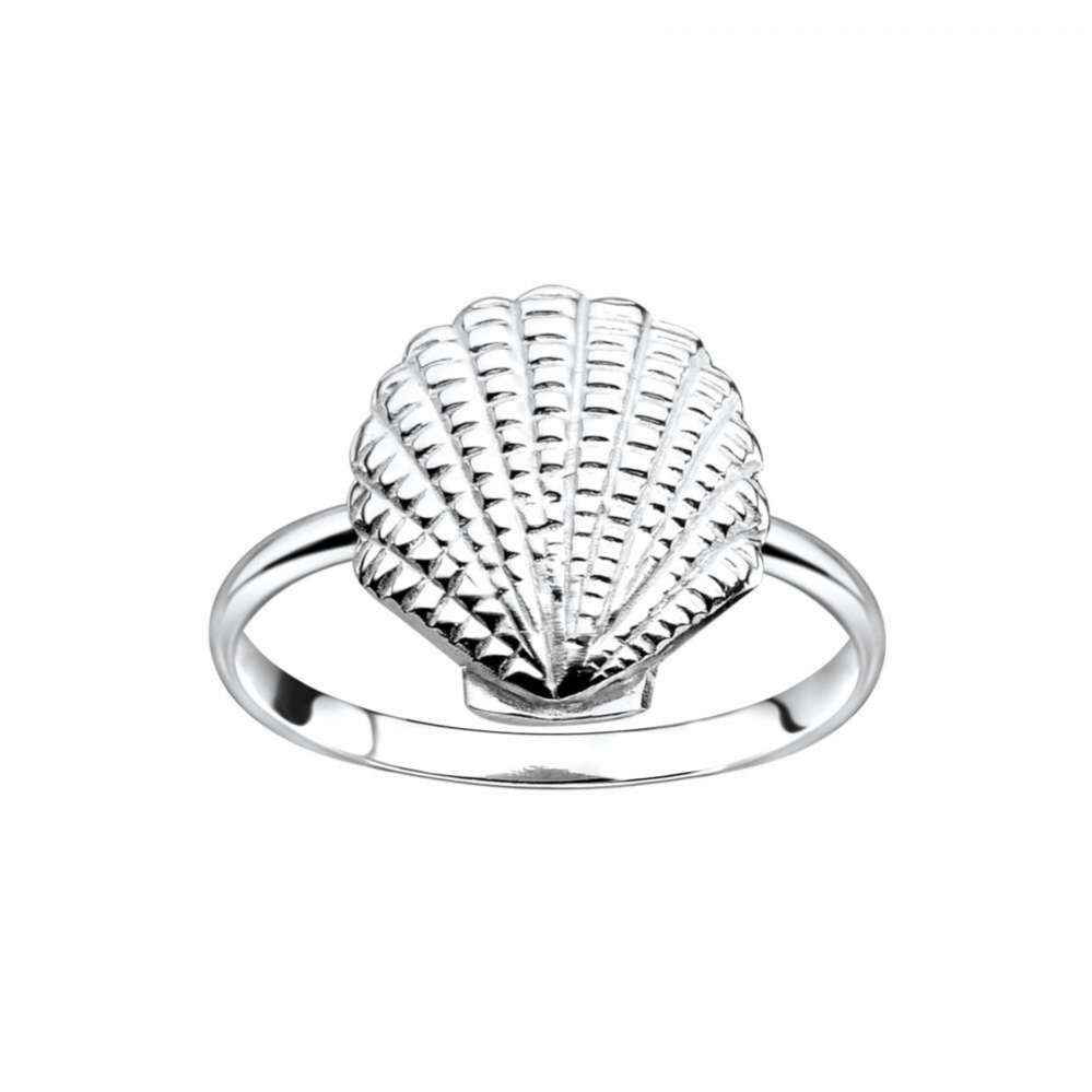 Silver Shell Ring-0