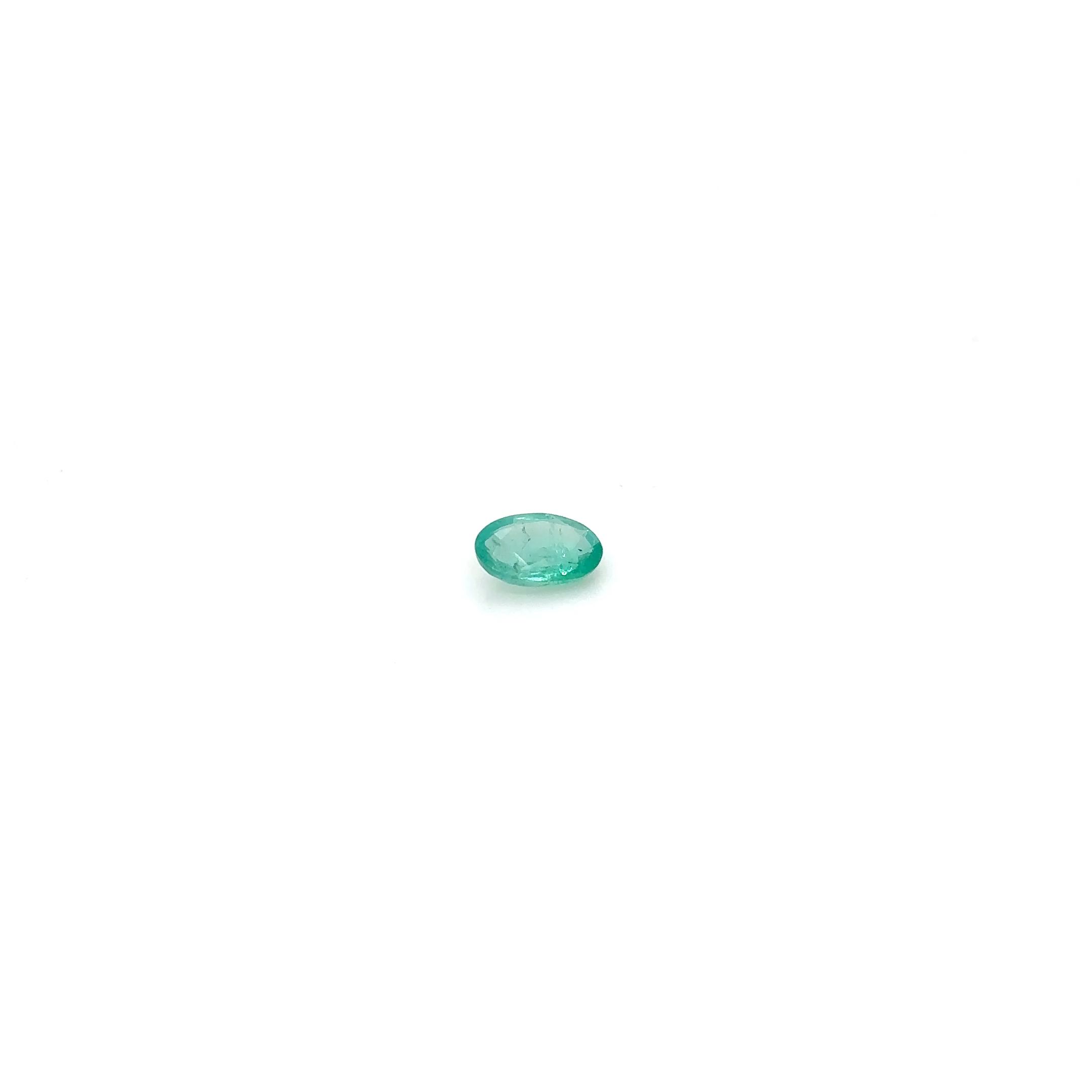 0.36 Carat Oval Emerald