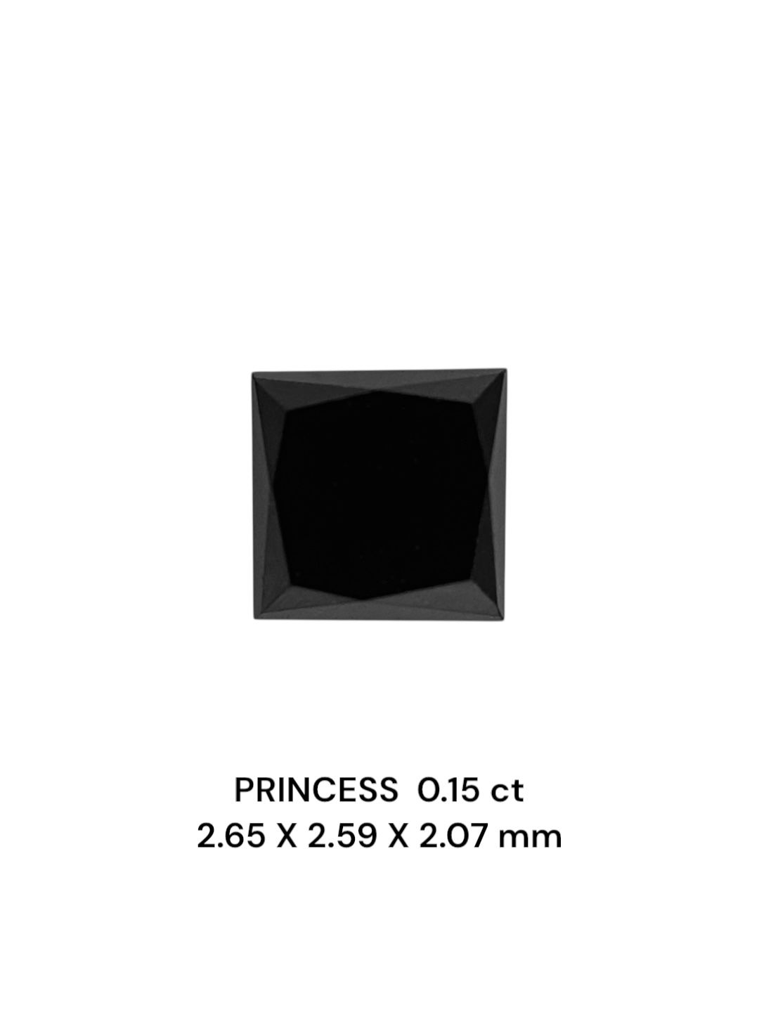0.15 Carat Princess Natural Diamond
