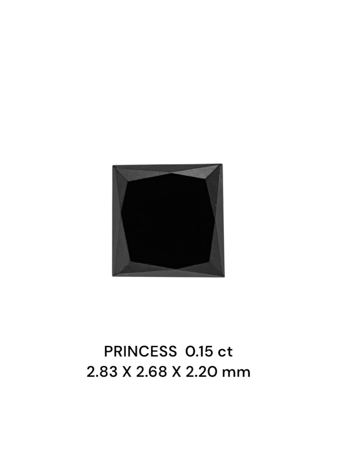 0.15 Carat Princess Natural Diamond