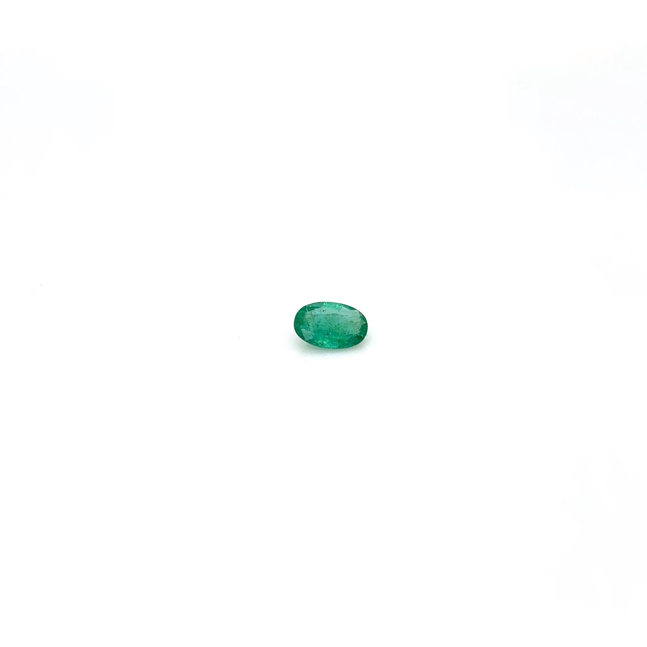 0.26 Carat Oval Emerald