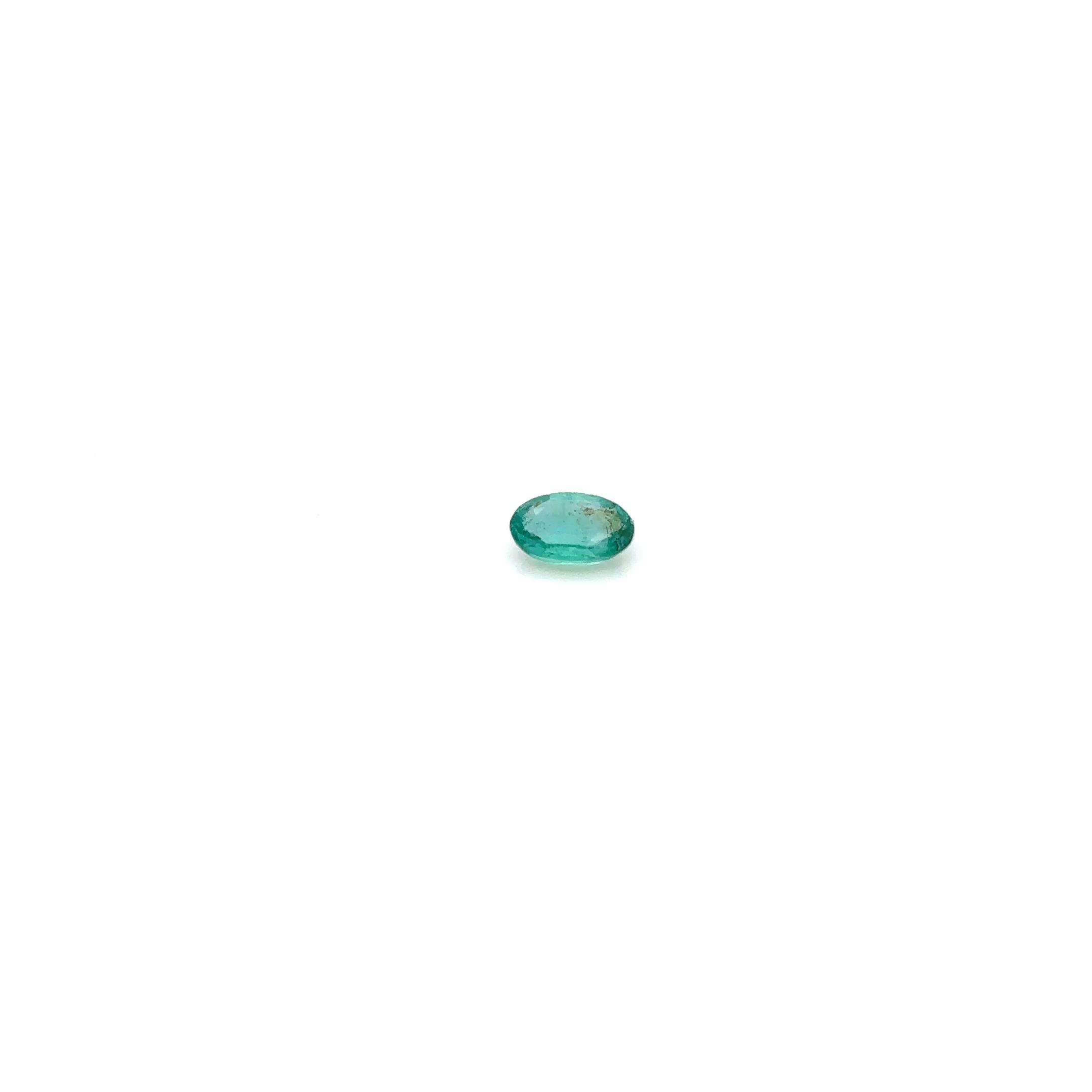 0.35 Carat Oval Emerald