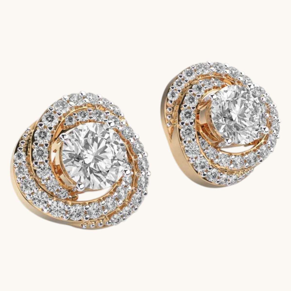 Orb Galaxy Diamond Ear Studs-2