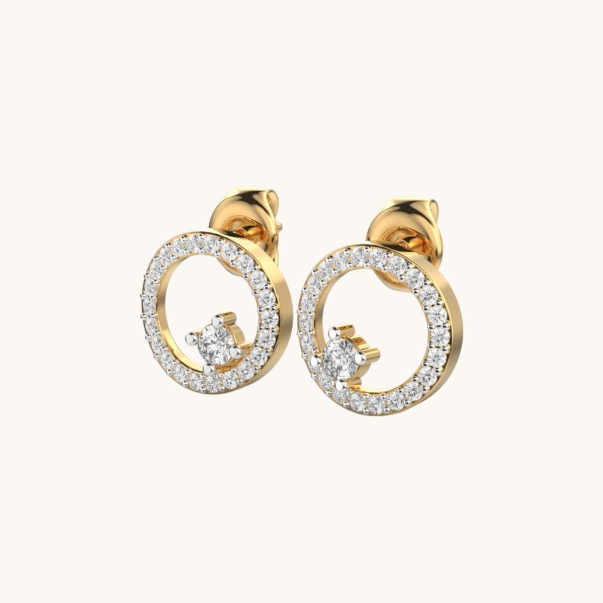 Angular Loop Earrings-1