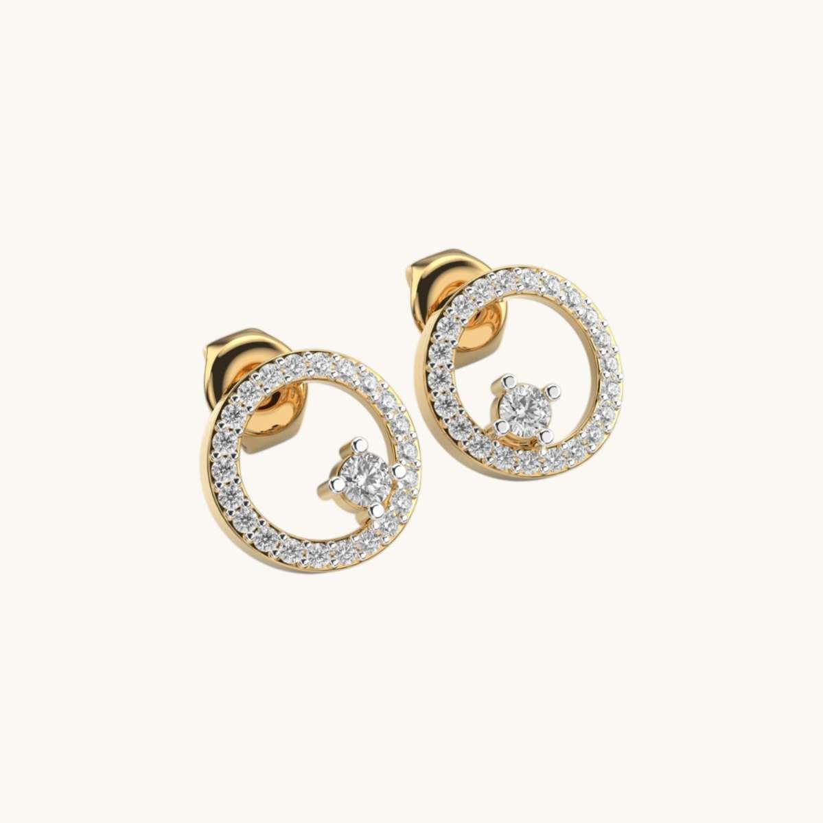 Angular Loop Earrings-2