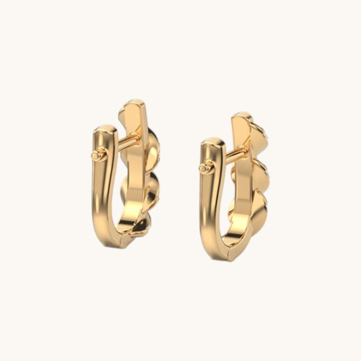 Twist Diamond Encrusted Studs-3