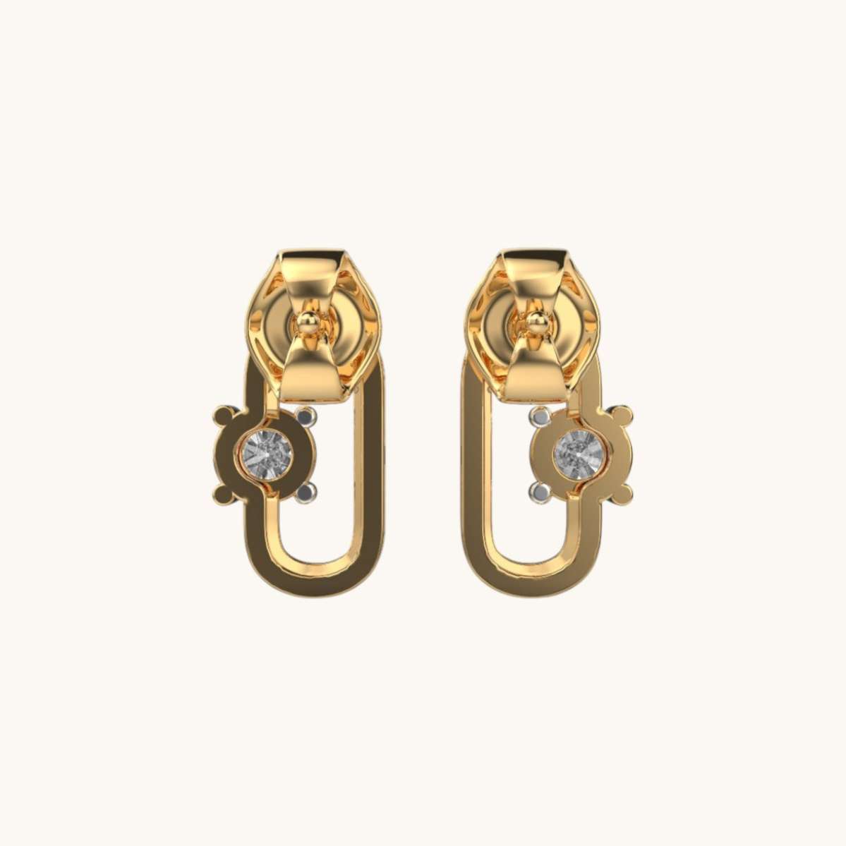 Glow Twinkle Diamond Ear Studs-3