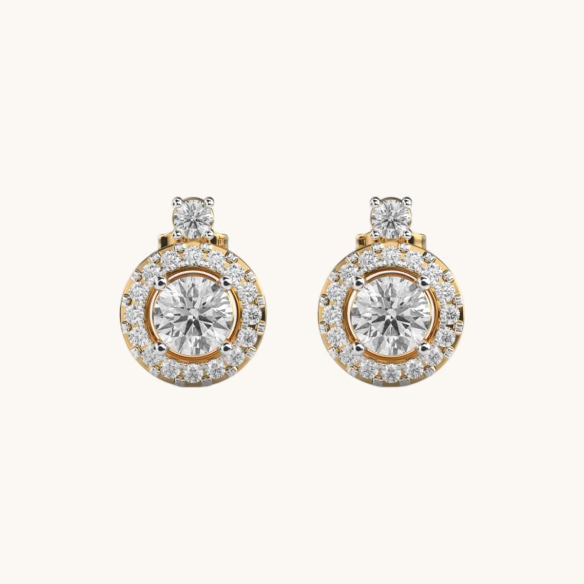 Divine Diamond Ear Studs-0