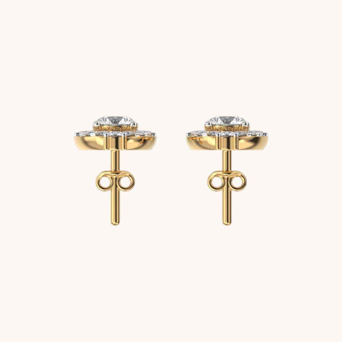 Divine Diamond Ear Studs-3