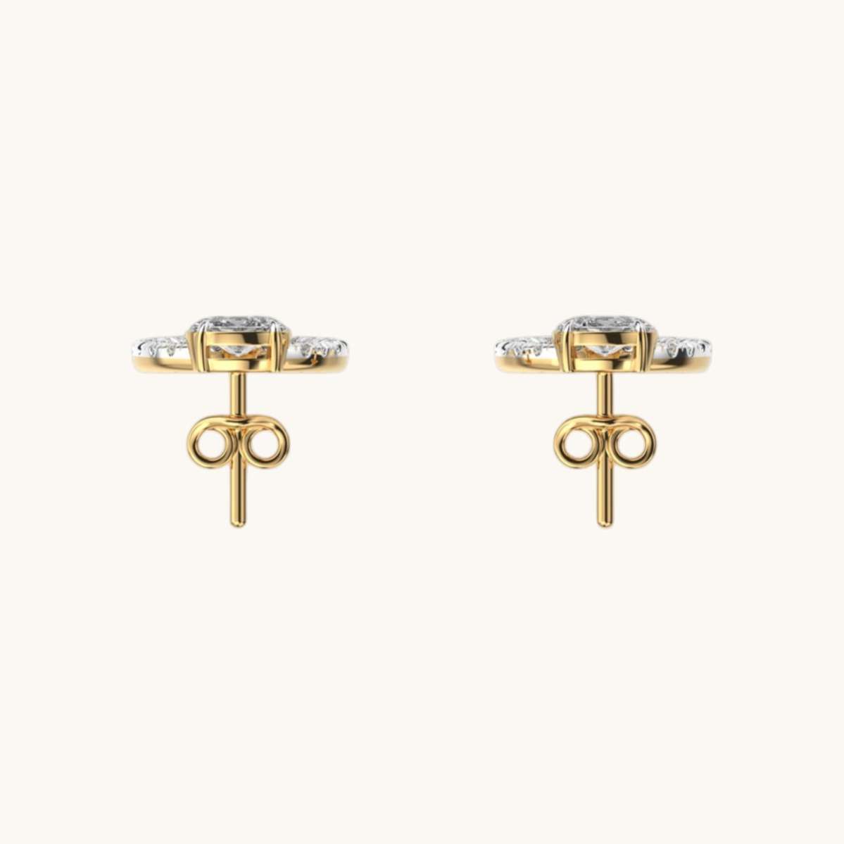 Peregrine Diamond Ear Studs-3