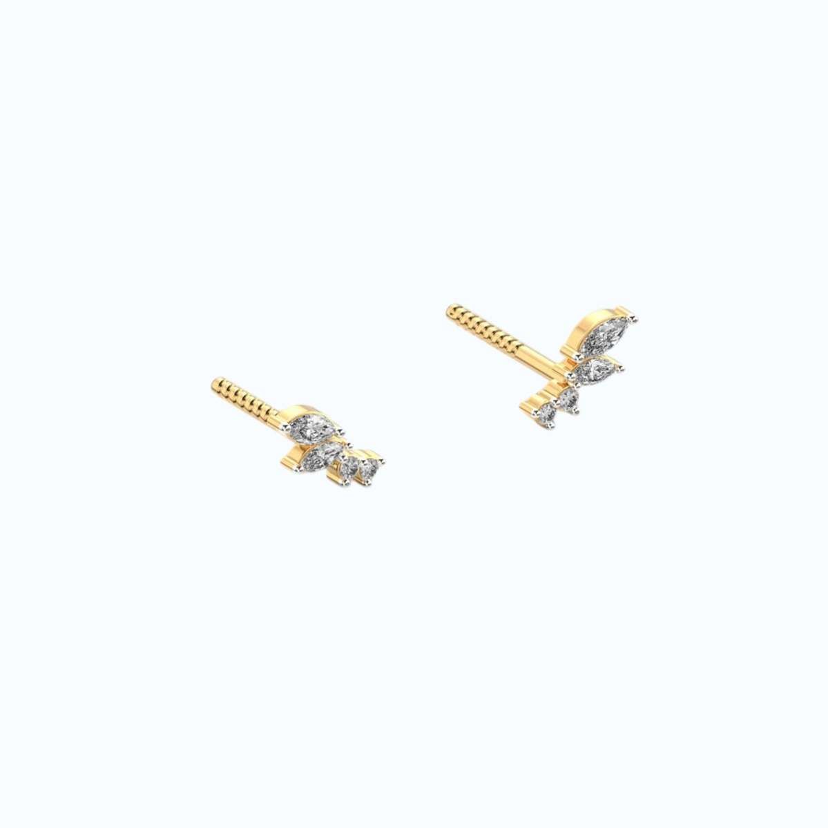 Diana Flair Diamond Ear Studs-2