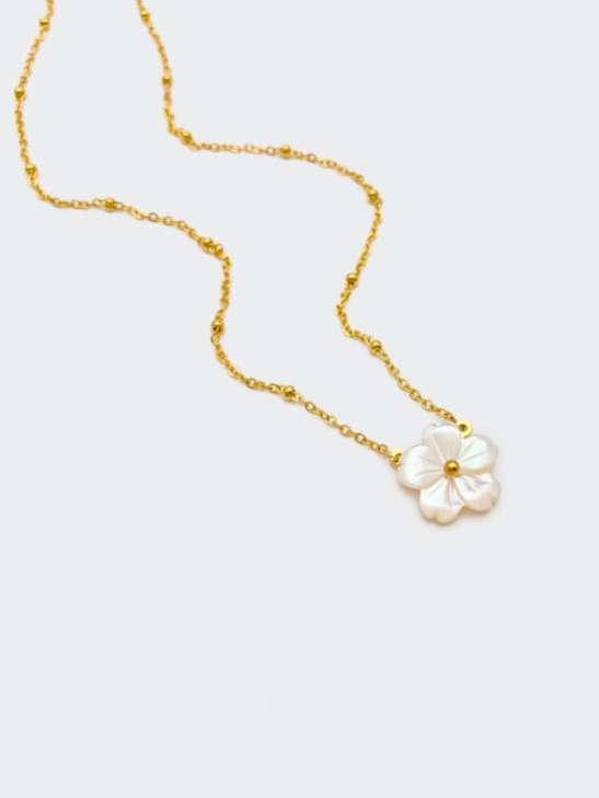 Shell Flower Necklace-1