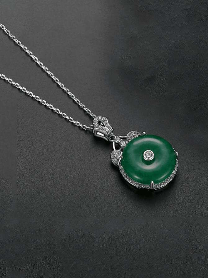 Jade Vintage Necklace-1