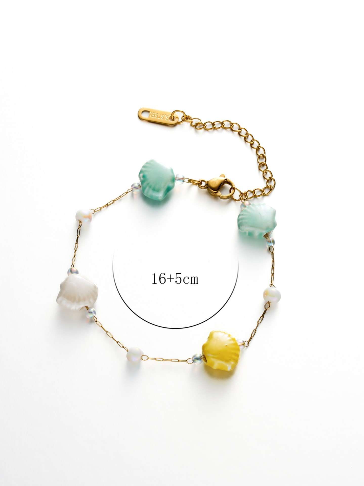 Elyse Stone Link Bracelet-2