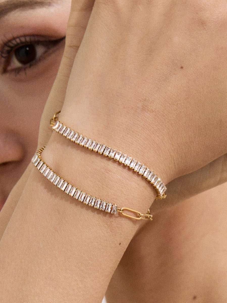 Becker CZ Chain Bracelet-1