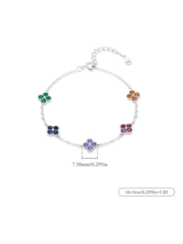 Floral Link Bracelet-2