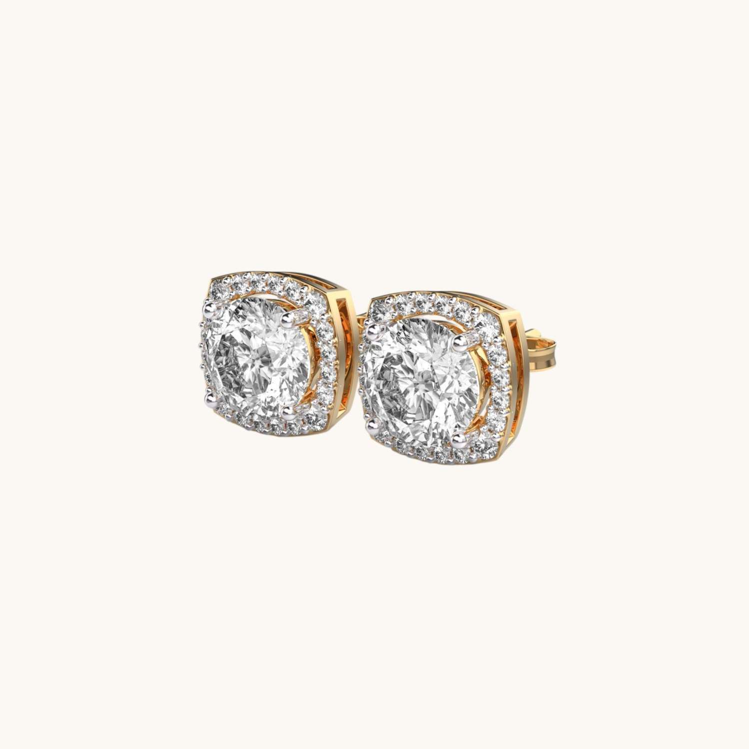 Grace Charming Quads Diamond Studs-1